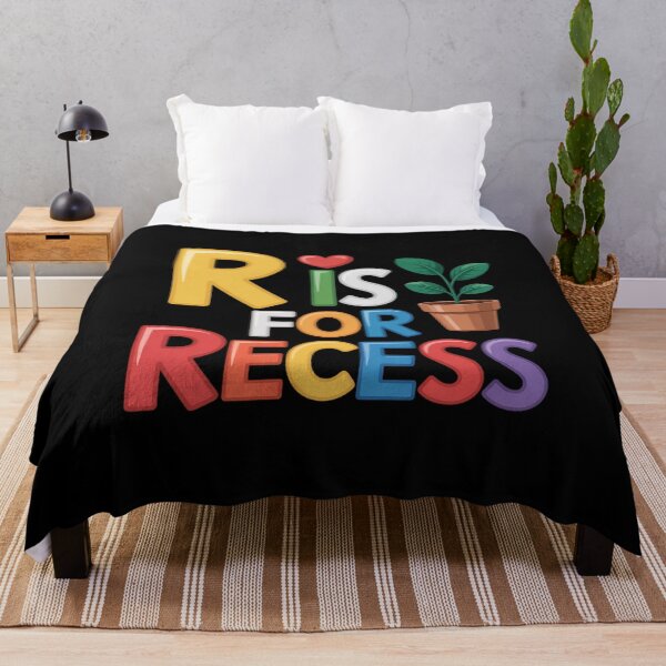 Item preview, R is for Recess School Subject Break Student Fun designed and sold by HardcoreTour.