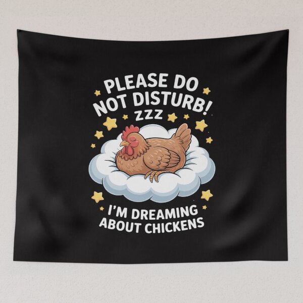 Item preview, I'm Dreaming About Sleeping Naps PJ Chicken designed and sold by Silicula.