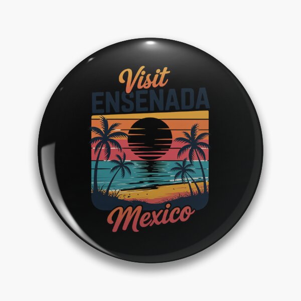 Item preview, Ensenada Mexico Sunset Beach Palm Tree Souvenir designed and sold by AmparoBoyle.