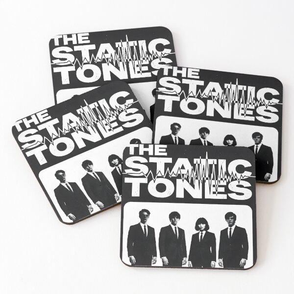 Item preview, The Static Tones Retro Band Poster designed and sold by AbstractAuraArt.