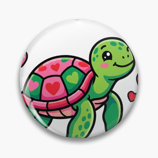 Item preview, Turtley Awesome Cute Turtle Valentine T-Shirt designed and sold by Quillway.