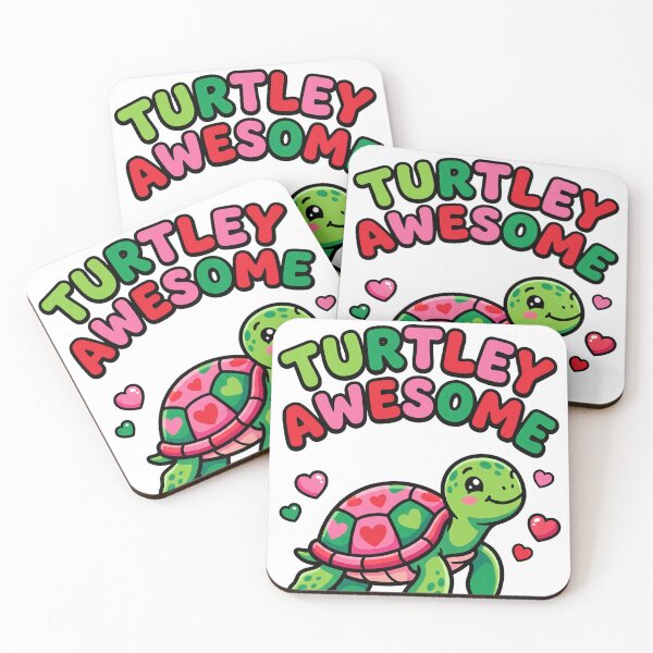Item preview, Turtley Awesome Cute Turtle Valentine T-Shirt designed and sold by Quillway.