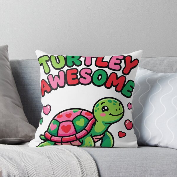 Item preview, Turtley Awesome Cute Turtle Valentine T-Shirt designed and sold by Quillway.