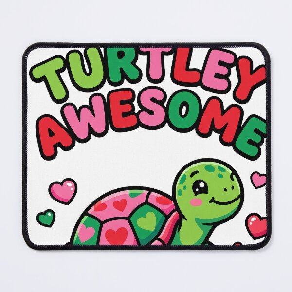 Item preview, Turtley Awesome Cute Turtle Valentine T-Shirt designed and sold by Quillway.