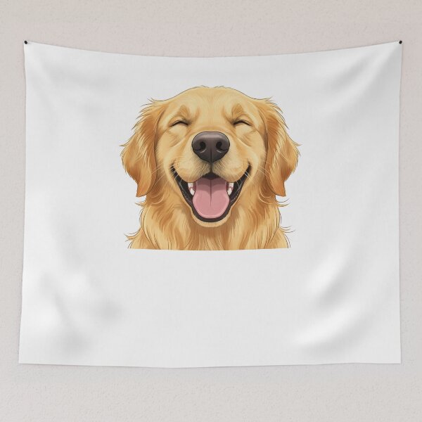 Item preview, Happy face of goldie designed and sold by anuggra.