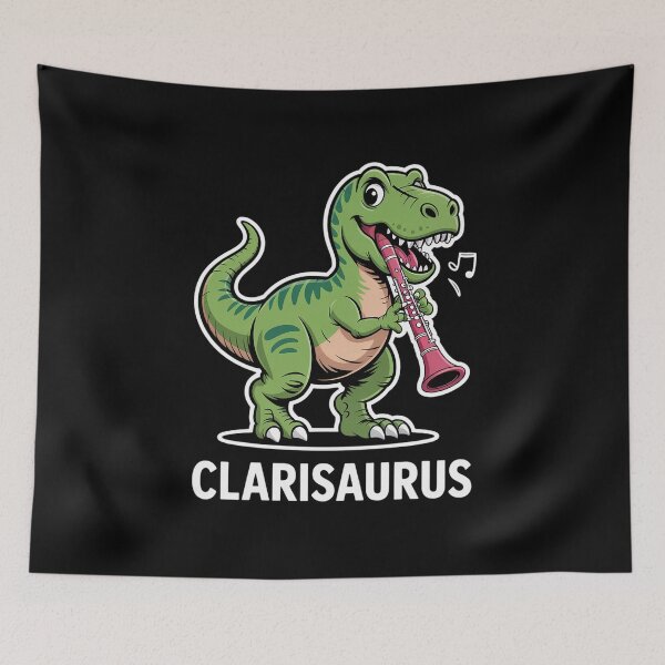 Item preview, Dinosaur Clarinet Player Kids Music Orchestra Clarinet designed and sold by RayArmstrong.