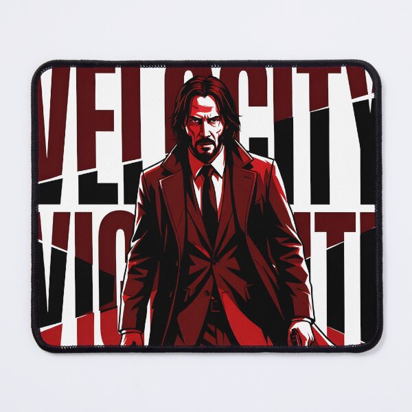 Item preview, Crimson Noir Enforcer in Motion designed and sold by AbstractAuraArt.