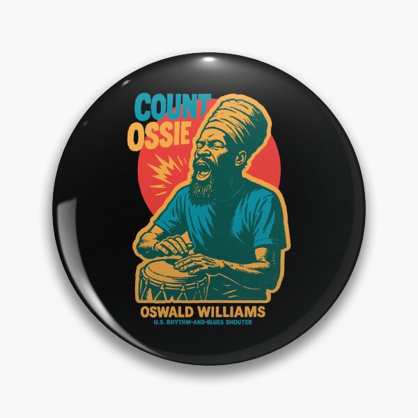 Item preview, Count Ossie Stencil Portrait designed and sold by Boogosh.