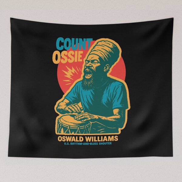 Item preview, Count Ossie Stencil Portrait designed and sold by Boogosh.