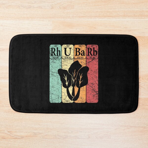 Item preview, Rhubarb Periodic Table Elements Vegetable Retro Rhubarb designed and sold by MonicaSophie.