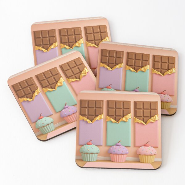 Item preview, Whimsical Wall of Oversized Chocolate Bars designed and sold by K3DreamKreation.