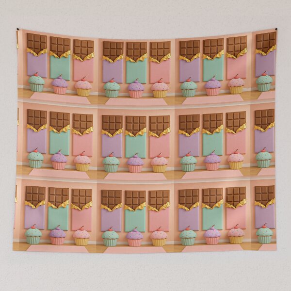 Item preview, Whimsical Wall of Oversized Chocolate Bars designed and sold by K3DreamKreations .