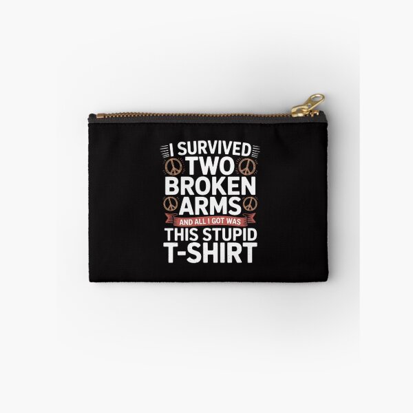Item preview, I Survived Two Broken Arms Bone Injury Cast Recovery Gift designed and sold by GalaFunny.