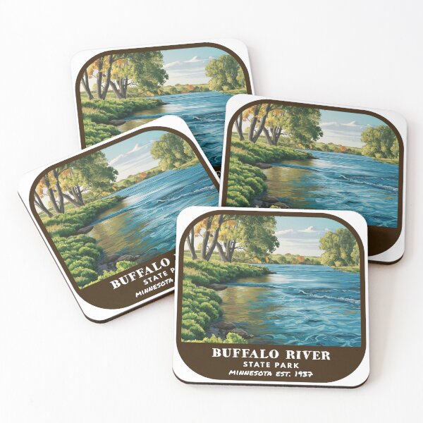 Item preview, Vintage Buffalo River State Park (Minnesota State Park) designed and sold by RabbitK.