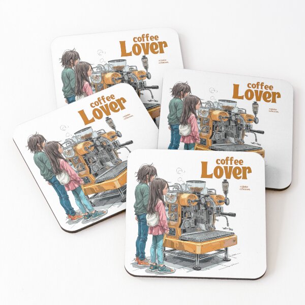 Item preview, Cute Coffee Lover Barista Machine – Adorable Coffee Shop Cartoon Art designed and sold by Grafititee.