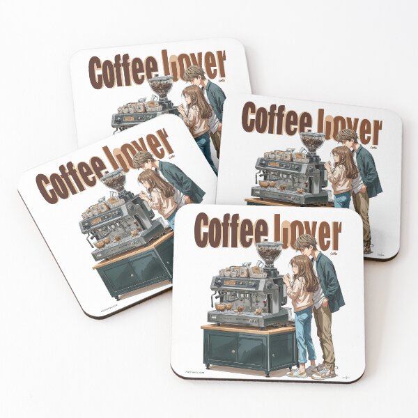 Item preview, Cute Coffee Lover Barista Machine – Adorable Coffee Shop Cartoon Art designed and sold by Grafititee.