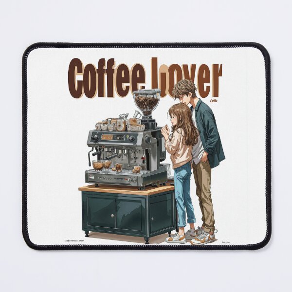 Item preview, Cute Coffee Lover Barista Machine – Adorable Coffee Shop Cartoon Art designed and sold by Grafititee.
