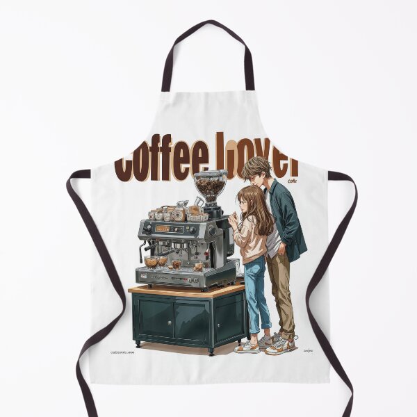 Item preview, Cute Coffee Lover Barista Machine – Adorable Coffee Shop Cartoon Art designed and sold by Grafititee.