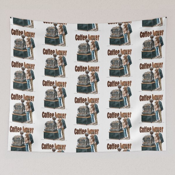 Item preview, Cute Coffee Lover Barista Machine – Adorable Coffee Shop Cartoon Art designed and sold by Grafititee.