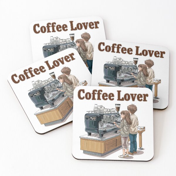 Item preview, Cute Coffee Lover Barista Machine – Adorable Coffee Shop Cartoon Art designed and sold by Grafititee.
