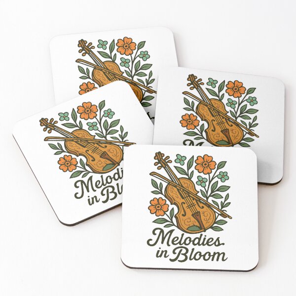 Item preview, Melodies in Bloom | Floral Violin Music Lover Vintage Design designed and sold by inkoutninja.