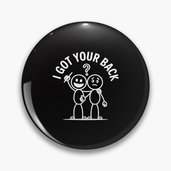 Item preview, I Got Your Back Stick Figure designed and sold by GalaFunny.