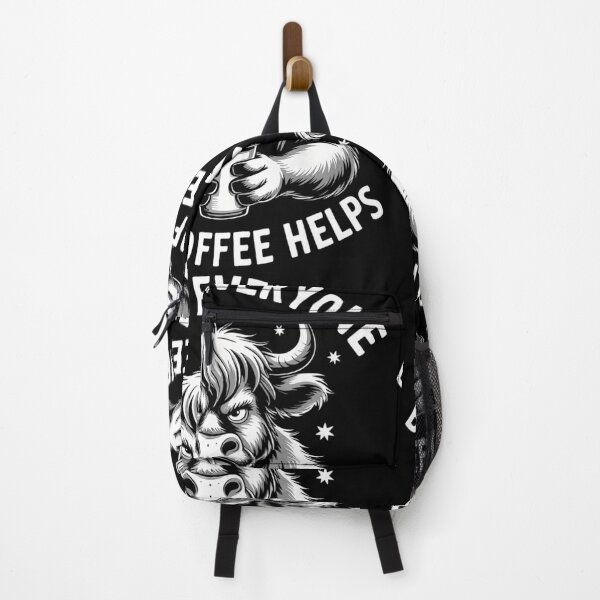 Item preview, Cow Sarcastic Coffee Funny Introvert Drinking designed and sold by LittleBO5.