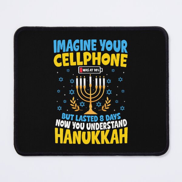 Item preview, Hanukkah Imagine Your Cellphone Chanukah Jew Men Women Kids designed and sold by ElaineEsther.