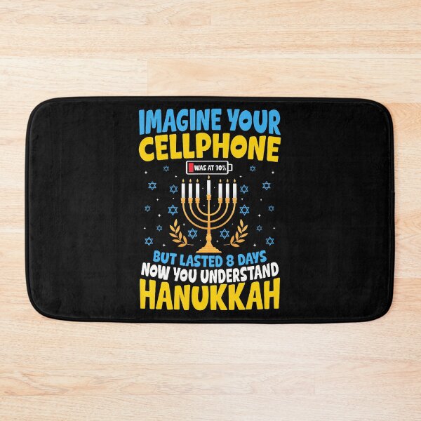 Item preview, Hanukkah Imagine Your Cellphone Chanukah Jew Men Women Kids designed and sold by ElaineEsther.