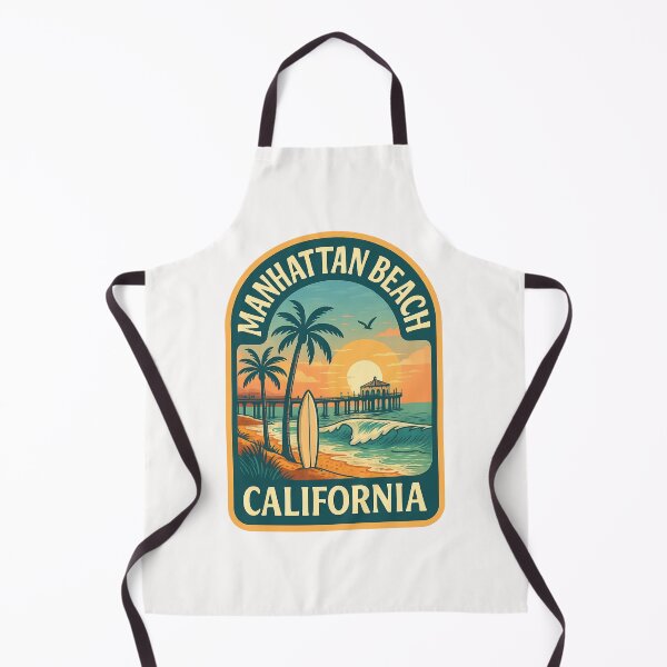 Item preview, Manhattan Beach California – Pier and Surf Sunset Scene designed and sold by Places On Earth.
