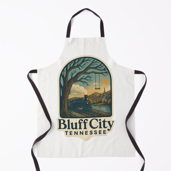 Item preview, Vintage Train in Bluff City Tennessee Sunset Scene designed and sold by Places On Earth.