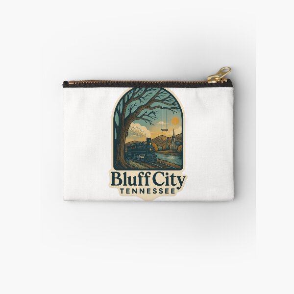 Item preview,  Vintage Train in Bluff City Tennessee Sunset Scene designed and sold by Places On Earth.