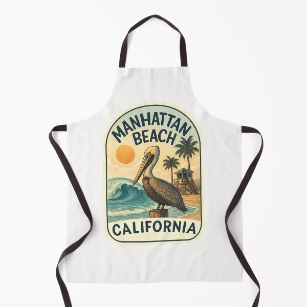 Item preview, Pelican and Surf at Manhattan Beach California designed and sold by Places On Earth.