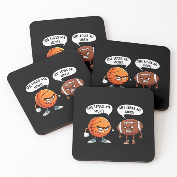 Item preview, Basketball Football She Loves Me More Women designed and sold by MonicaSophie.