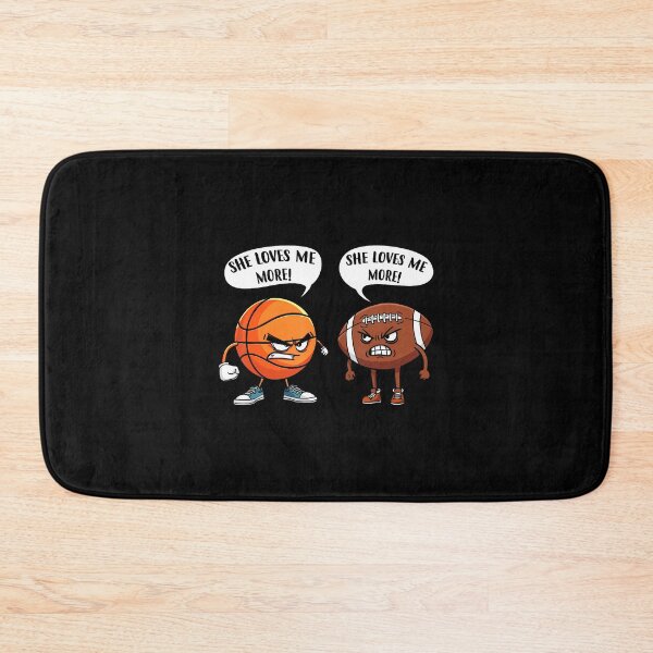 Item preview, Basketball Football She Loves Me More Women designed and sold by MonicaSophie.