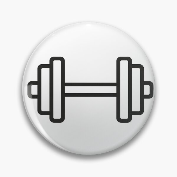 Item preview, Minimalist Barbell Emblem  designed and sold by Prasakro.