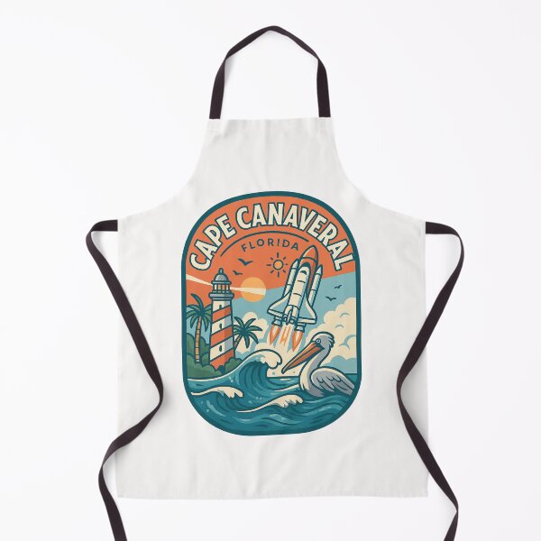 Item preview, Cape Canaveral Launch and Coastal Wildlife Scene designed and sold by Places On Earth.
