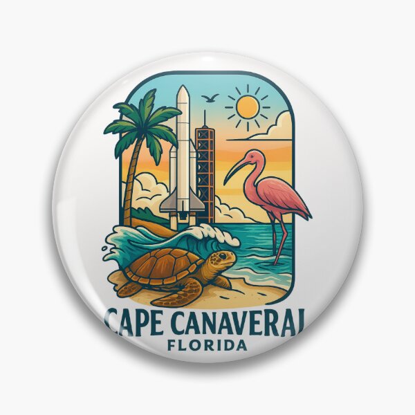 Item preview,  Rocket Launch and Coastal Wildlife at Cape Canaveral designed and sold by Places On Earth.