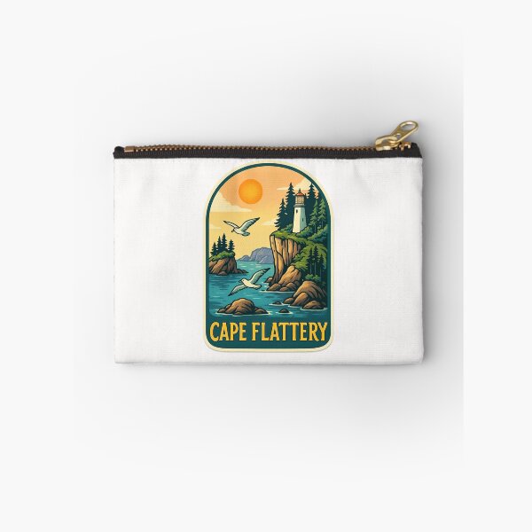 Item preview,  Dramatic Coastal Cliffs and Lighthouse at Cape Flattery designed and sold by Places On Earth.