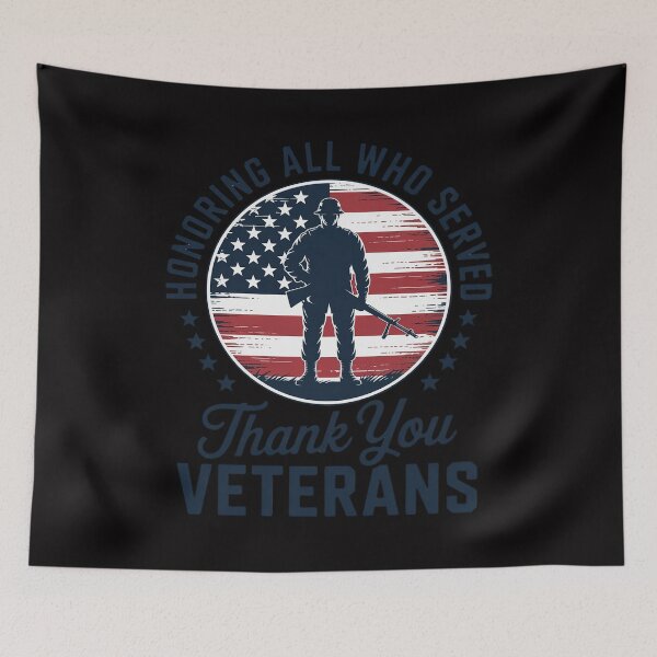 Item preview, Honoring All Who Served Thank You Veterans Day  US Veterans designed and sold by GalaFunny.
