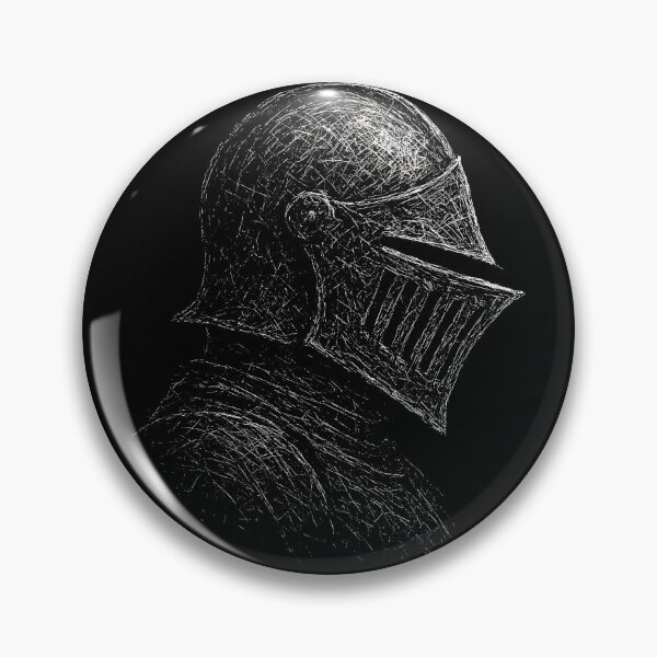 Item preview, Gothic Medieval Knight Helmet – Dark Scratch Art Warrior designed and sold by Mortisigil.