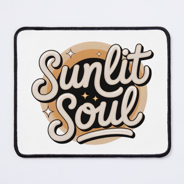 Item preview, Sunlit Soul Retro Hand Lettering designed and sold by BankMano.