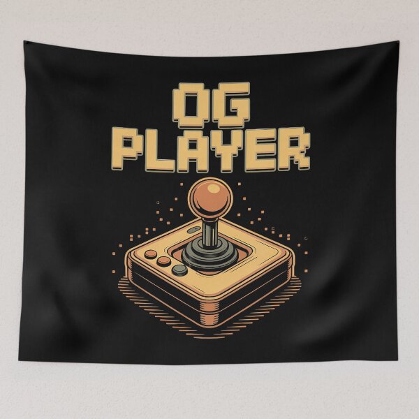 Item preview, Og Player Retro Arcade Joystick Old School Gamer designed and sold by LucilleAntoi.