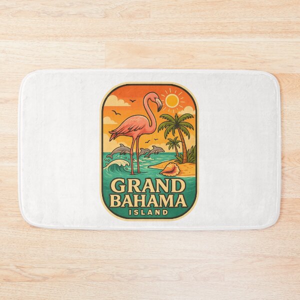Item preview,  Sunset Flamingo & Dolphins, Grand Bahama Island designed and sold by Places On Earth.
