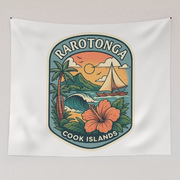 Item preview,  Rarotonga Sunset Escape, Cook Islands designed and sold by Places On Earth.