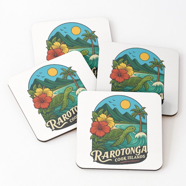Item preview,  Sea Turtle Shores, Rarotonga, Cook Islands designed and sold by Places On Earth.