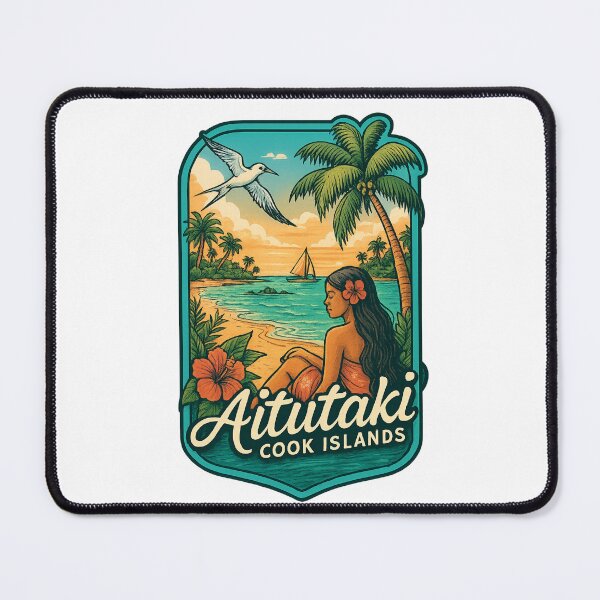 Item preview, Island Serenity in Aitutaki, Cook Islands designed and sold by Places On Earth.