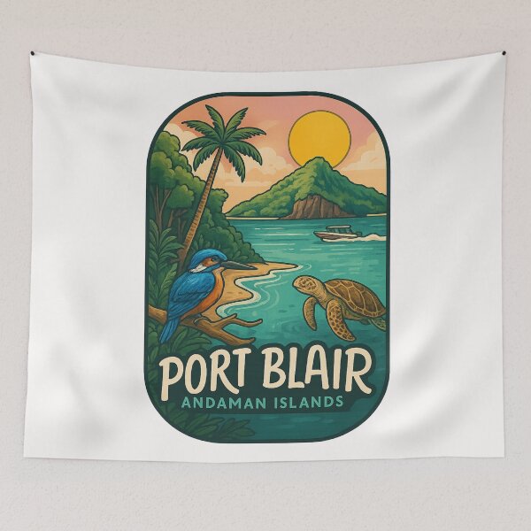 Item preview, Port Blair, Andaman Islands designed and sold by Places On Earth.