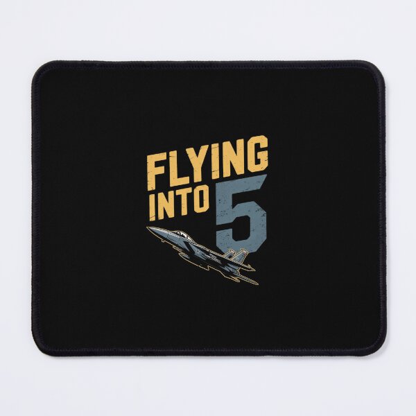 Item preview, Flying Into 5 Fighter Jet 5 Year Old 5th Birthday designed and sold by RustsyMin.