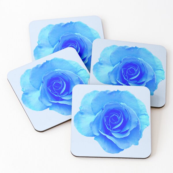 Item preview, Fantastic Romantic Renaissance Blue Rose Flower Shapes Mania designed and sold by Shapes-Mania.
